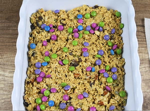 Trail Mix Rice Krispie Treat - Step 4